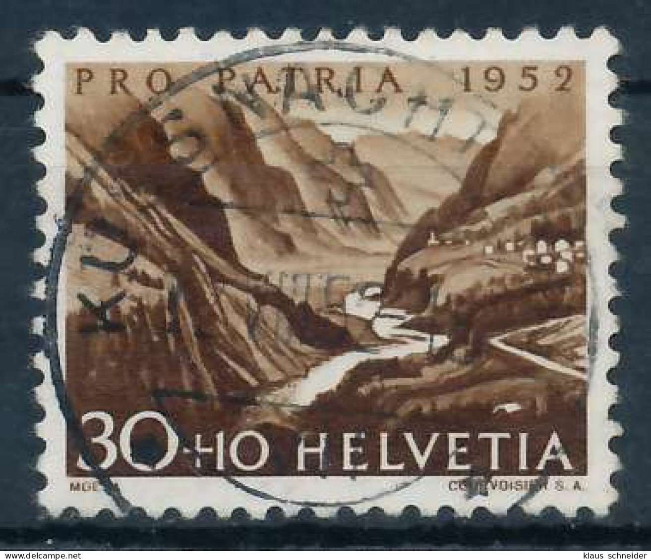 SCHWEIZ PRO PATRIA Nr 573 Zentrisch Gestempelt X6AA482 - Used Stamps