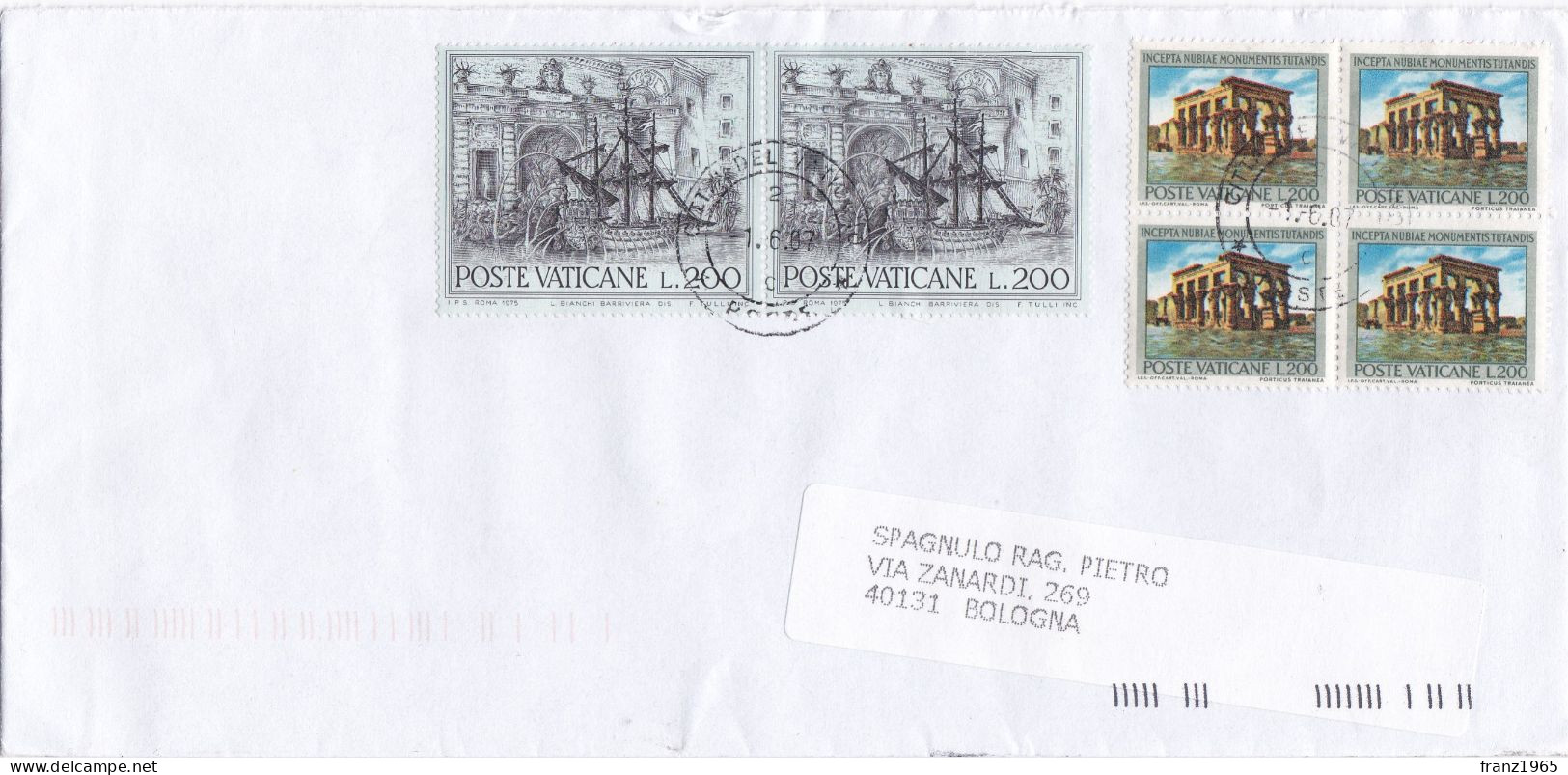 From Vatican City To Italy - Cartas & Documentos