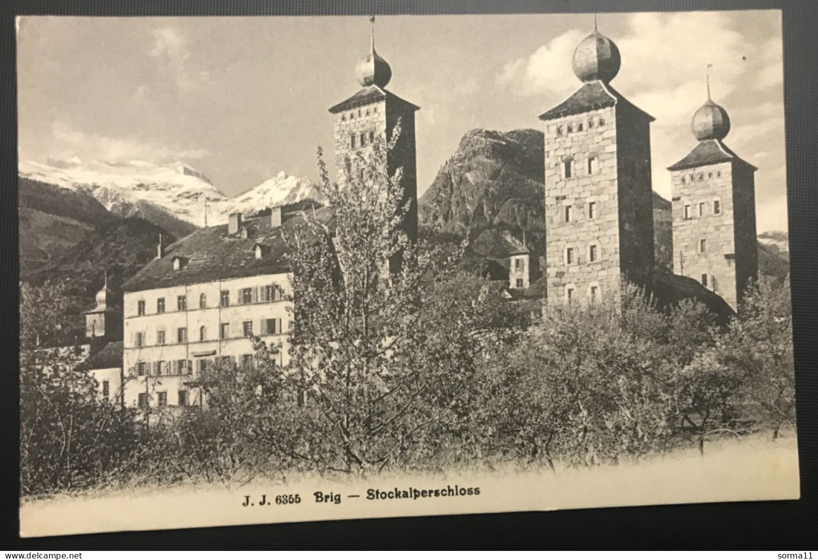 CPA Brig Stockalperschloss (Suisse) Château - Autres & Non Classés