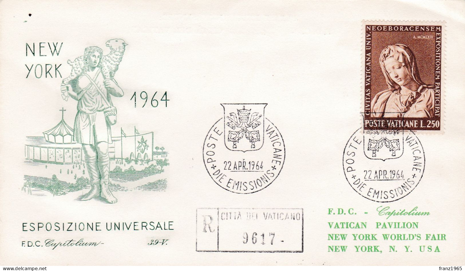 Expo New York - 1964 - FDC