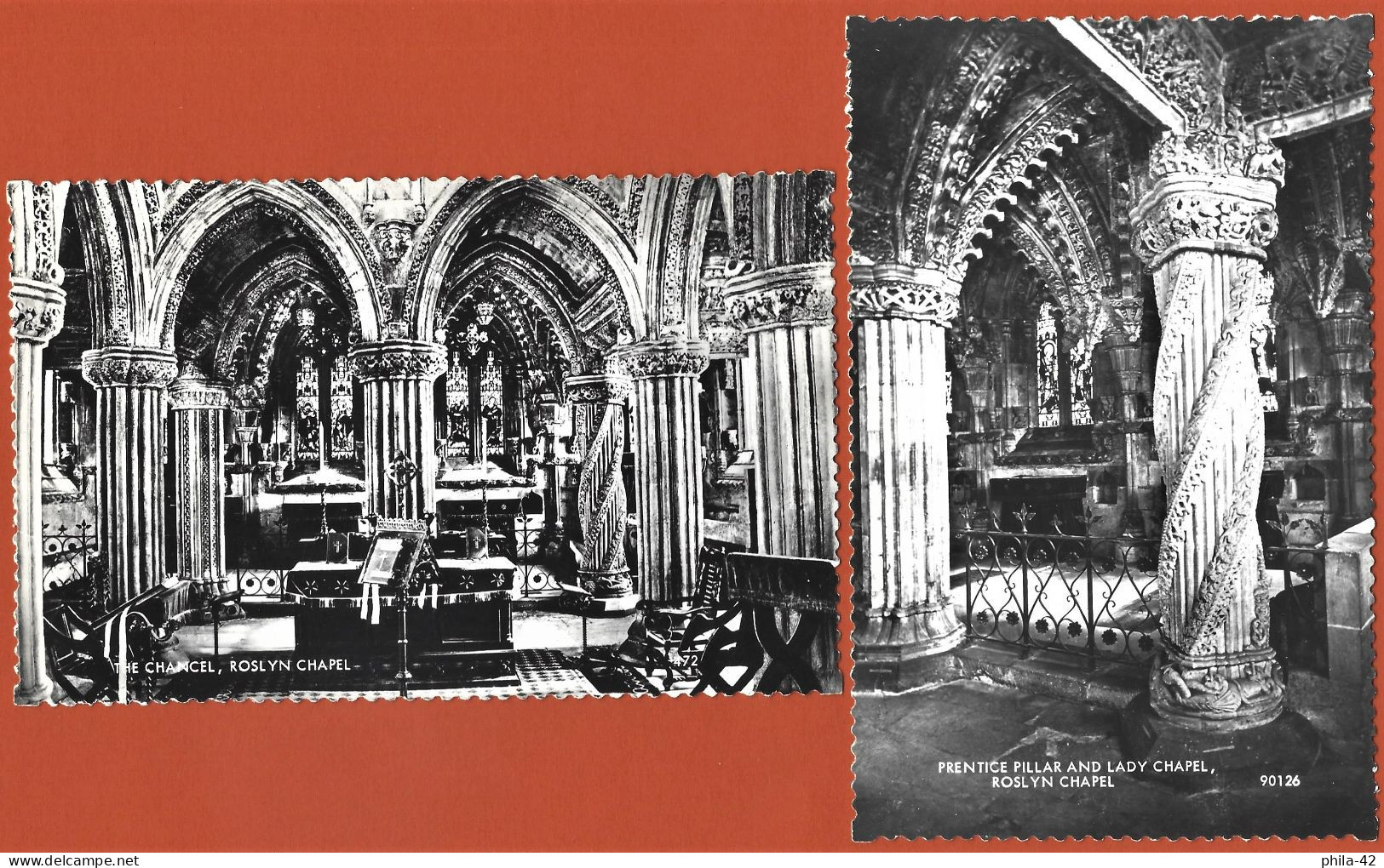 Ecosse : Roslin - Rosslyn Chapel - Lot De 4 Cartes Neuves - Bon état - Midlothian/ Edinburgh