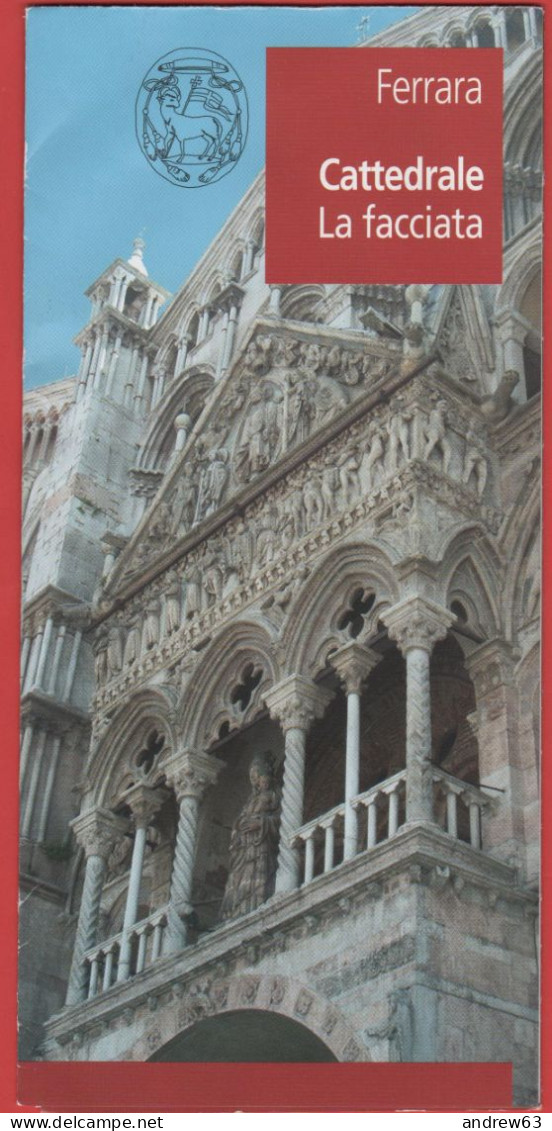 ITALIA - FERRARA - Cattedrale, La Facciata - Volantino Pieghevole - Werbung