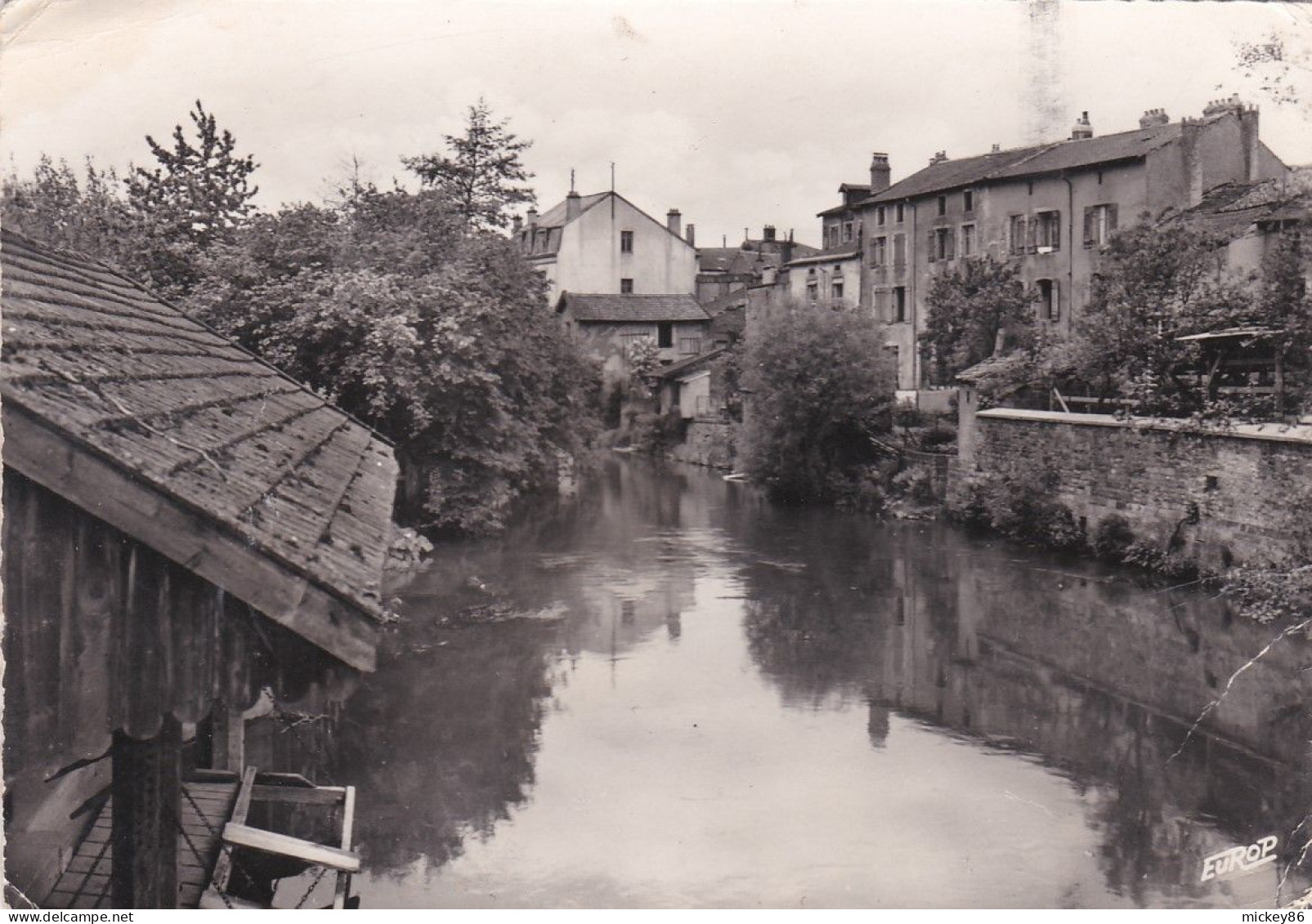 RAMBERVILLERS --1961 -- La Promenade  ( Rivière , Lavoir )....timbre......cachet  .. - Rambervillers