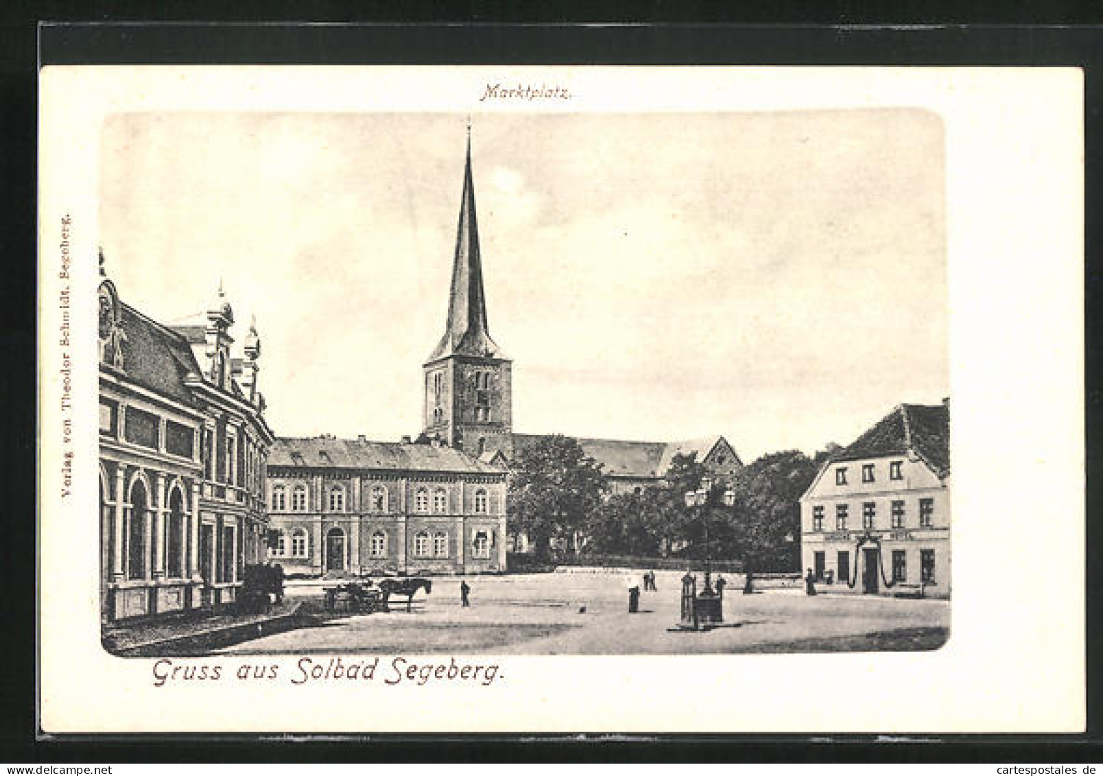 AK Segeberg, Marktplatz Und Kirche  - Bad Segeberg