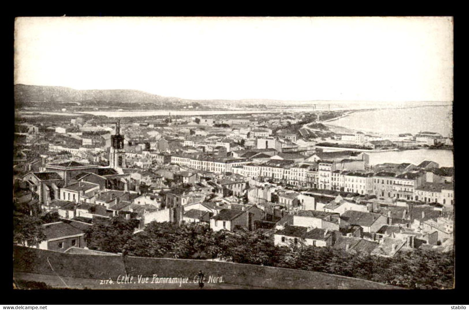 34 - SETE - CETTE - VUE PANORAMIQUE COTE NORD - Sete (Cette)