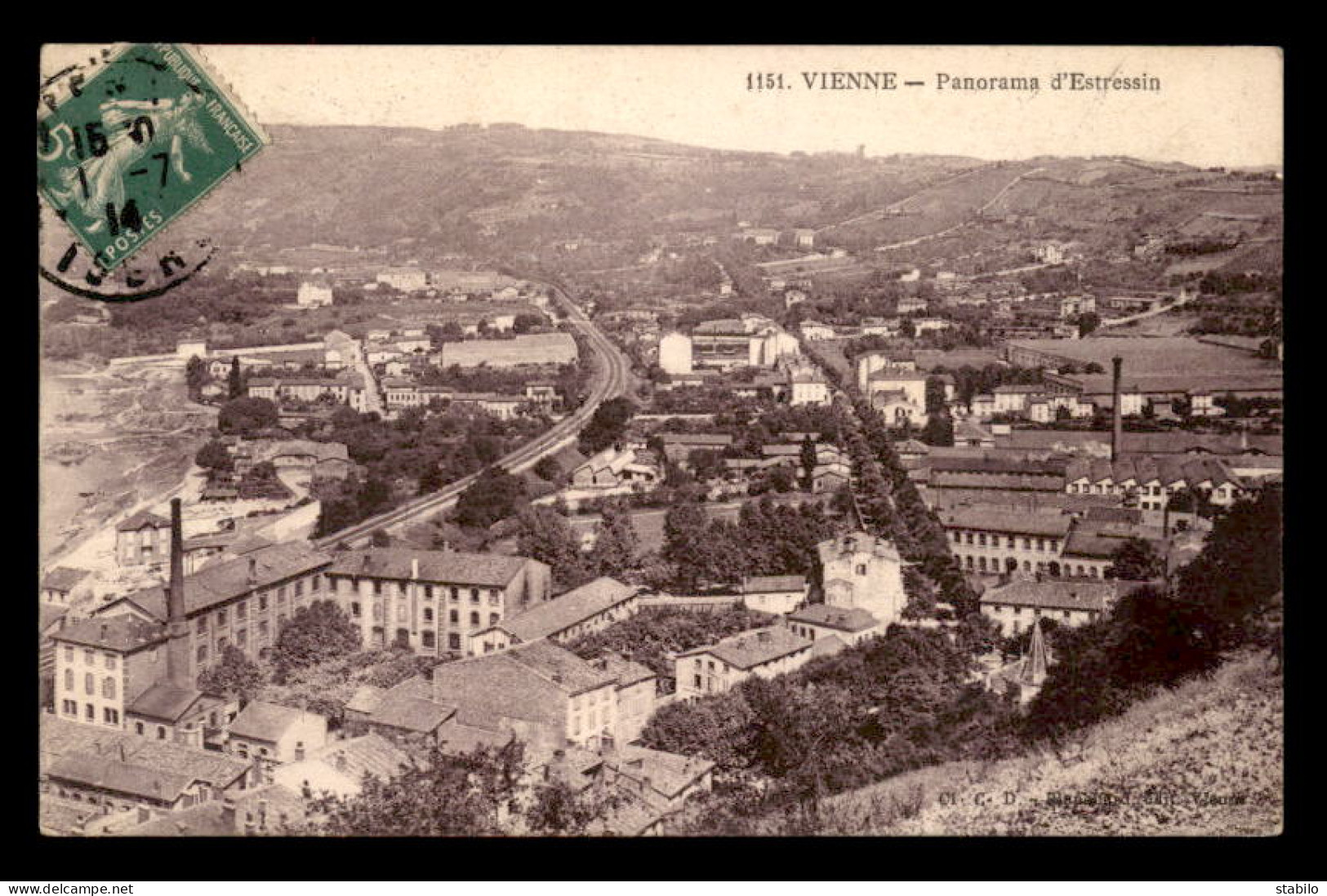 38 - VIENNE - PANORAMA D'ESTRESSIN - Vienne