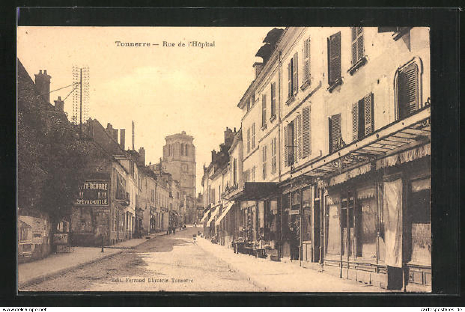 CPA Tonnerre, Rue De L`Hopital  - Tonnerre