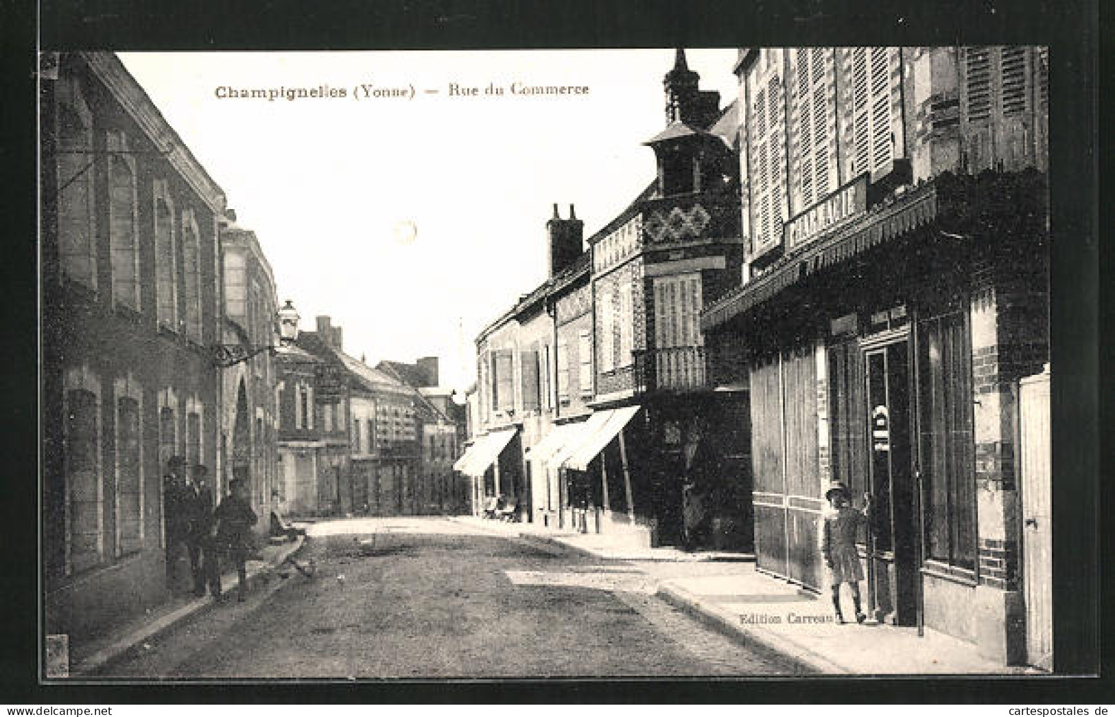 CPA Champignelles, Rue Du Commerce  - Other & Unclassified