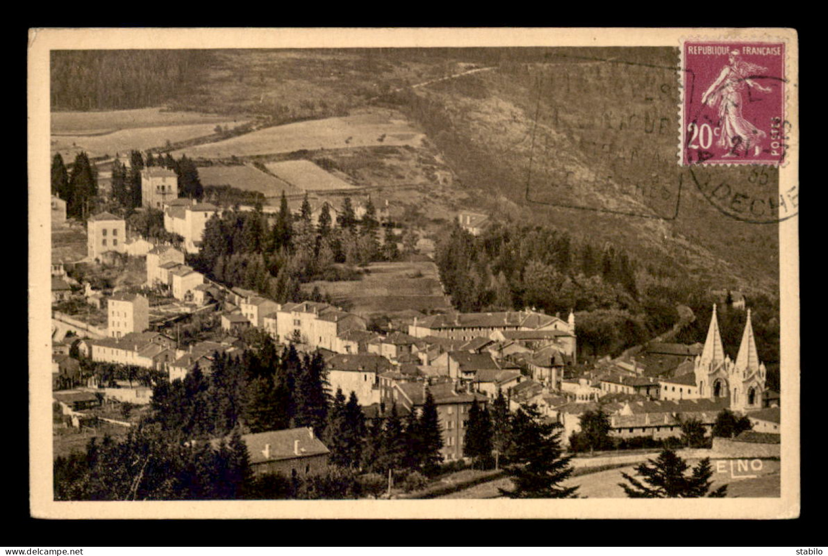 07 - LA LOUVESC - VUE AERIENNE - La Louvesc