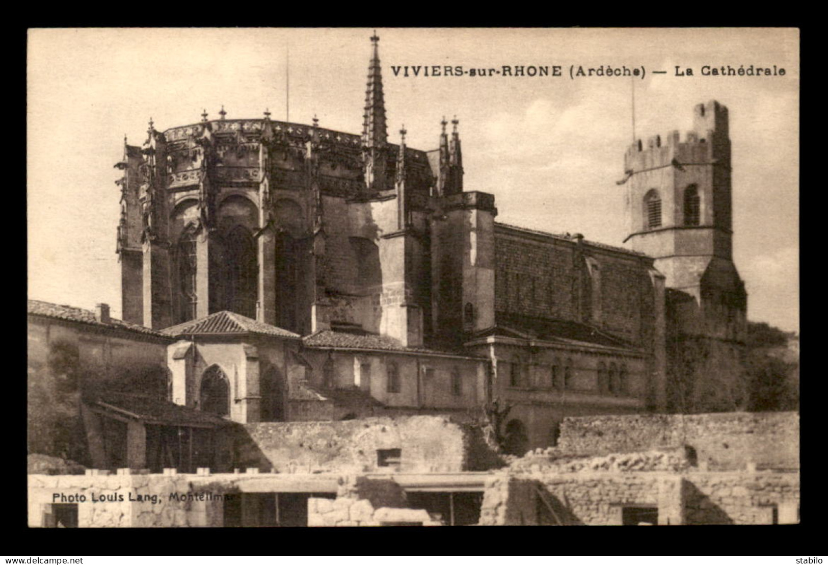 07 - VIVIERS-SUR-RHONE - LA CATHEDRALE - Viviers