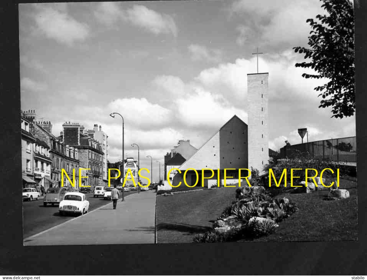 14 - CAEN - TIRAGE PHOTO ORIGINAL, BON A TIRER N° 9052B - AUTO 2CV, 403, DAUPHINE - Caen