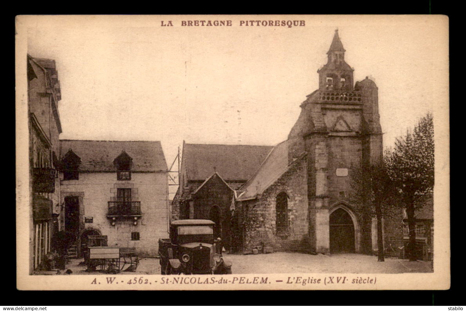 22 - ST-NICOLAS-DU PELEM - L'EGLISE - Saint-Nicolas-du-Pélem