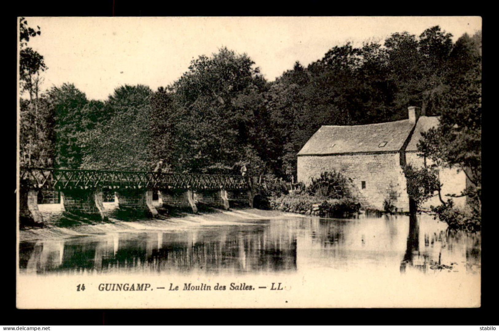 22 - GUINGAMP - LE MOULIN A EAU DES SALLES - Guingamp