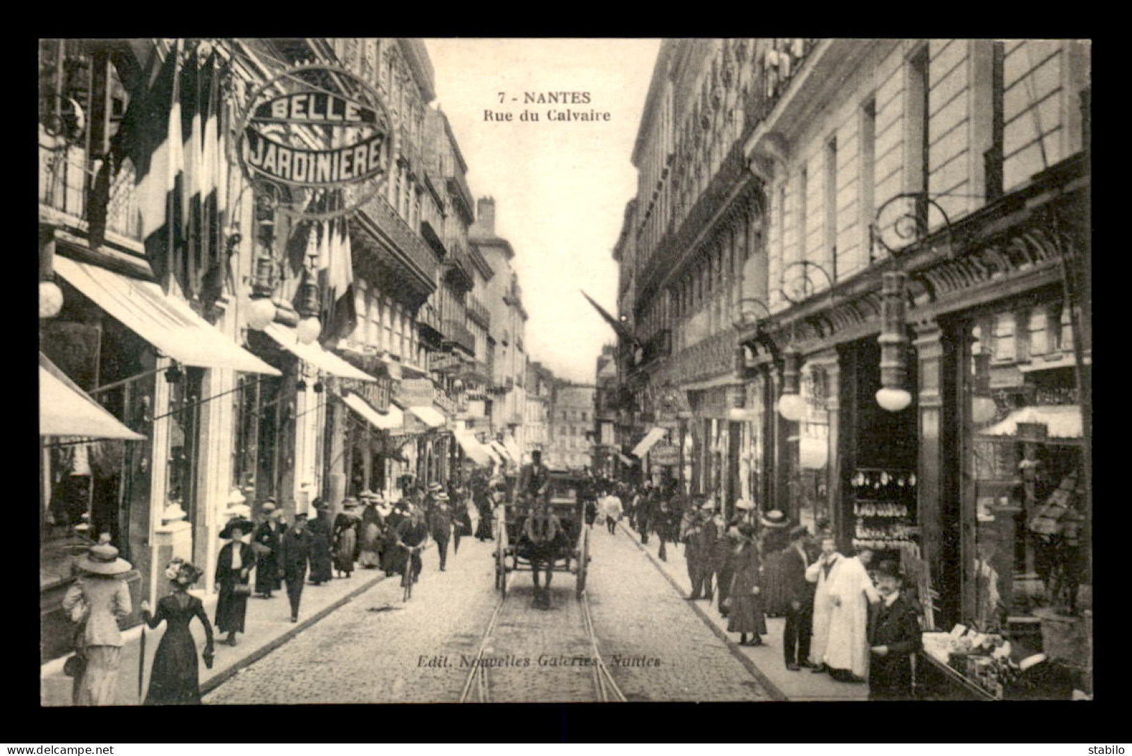 44 - NANTES - LA RUE DU CALVAIRE - Nantes