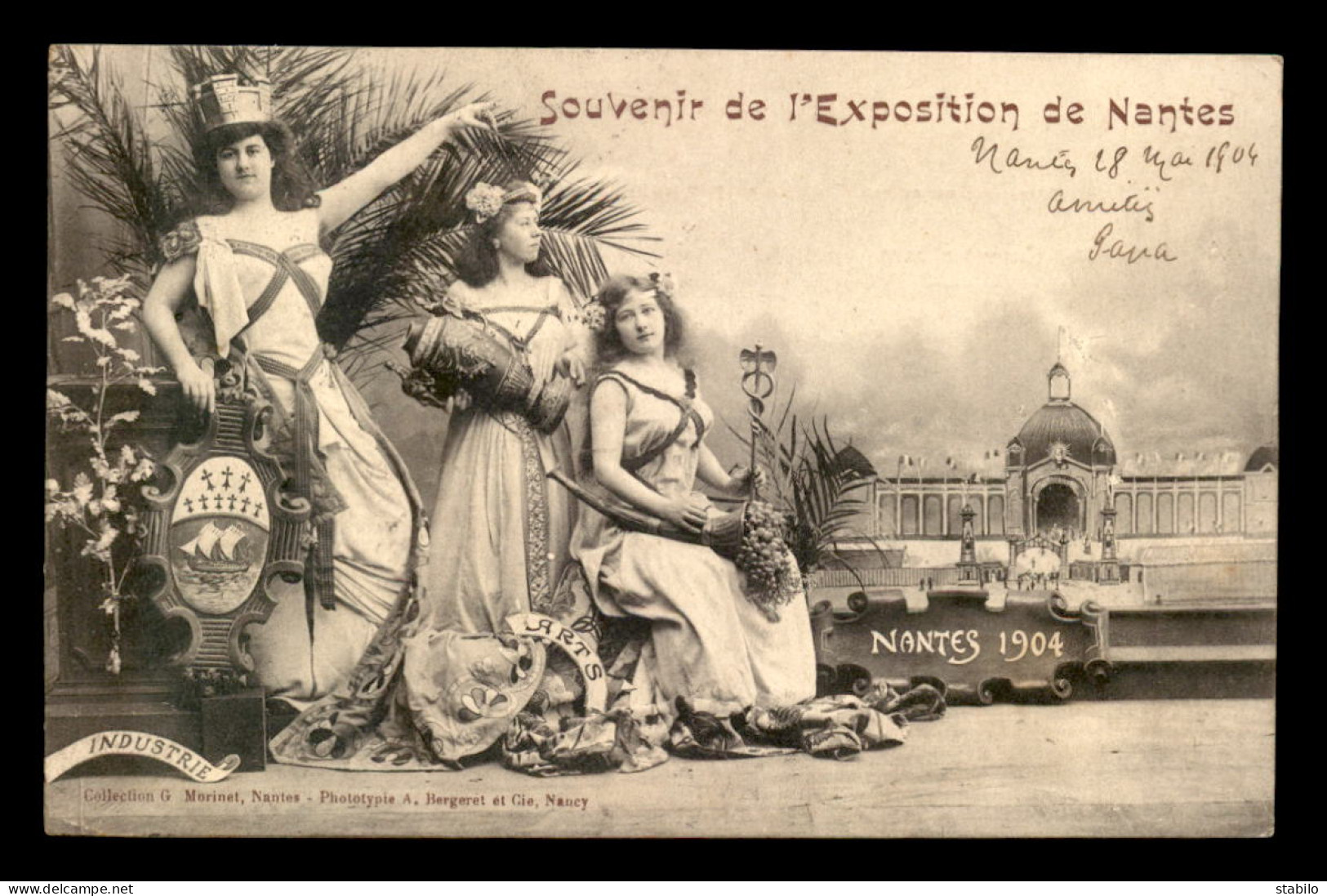 44 - NANTES - SOUVENIR DE L'EXPOSITION DE NANTES 1904 - FEMMES - Nantes