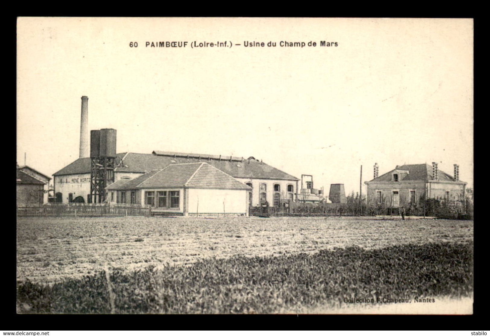 44 - PAIMBOEUF - USINE DU CHAMP DE MARS RENE MORITZ - JUDAISME - Paimboeuf