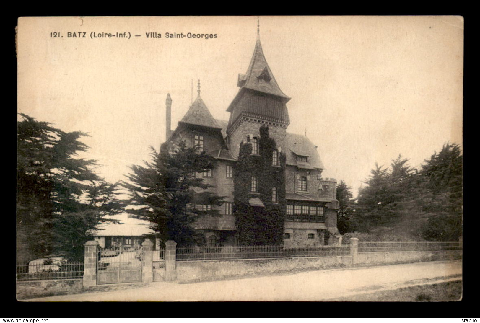 44 - BATZ-SUR-MER - VILLA ST-GEORGES - Batz-sur-Mer (Bourg De B.)