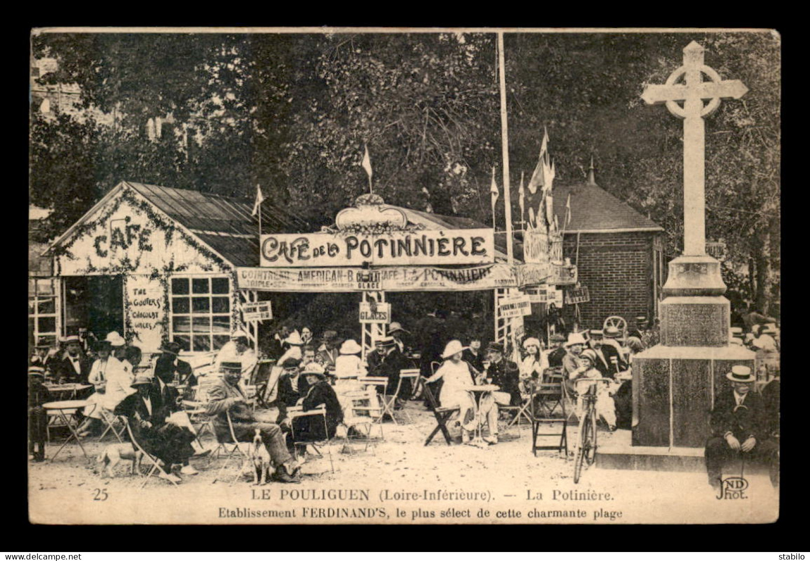 44 - LE POULIGUEN - LA POTINIERE - ETABLISSEMENT FERDINAND'S CAFE DE LA POTINNIERE - Le Pouliguen