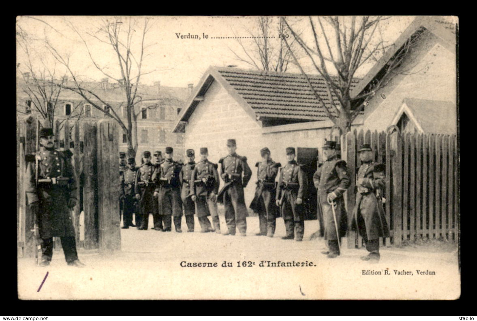 55 - VERDUN - CASERNE DU 162E R.I. - EDITEUR VACHER - Verdun