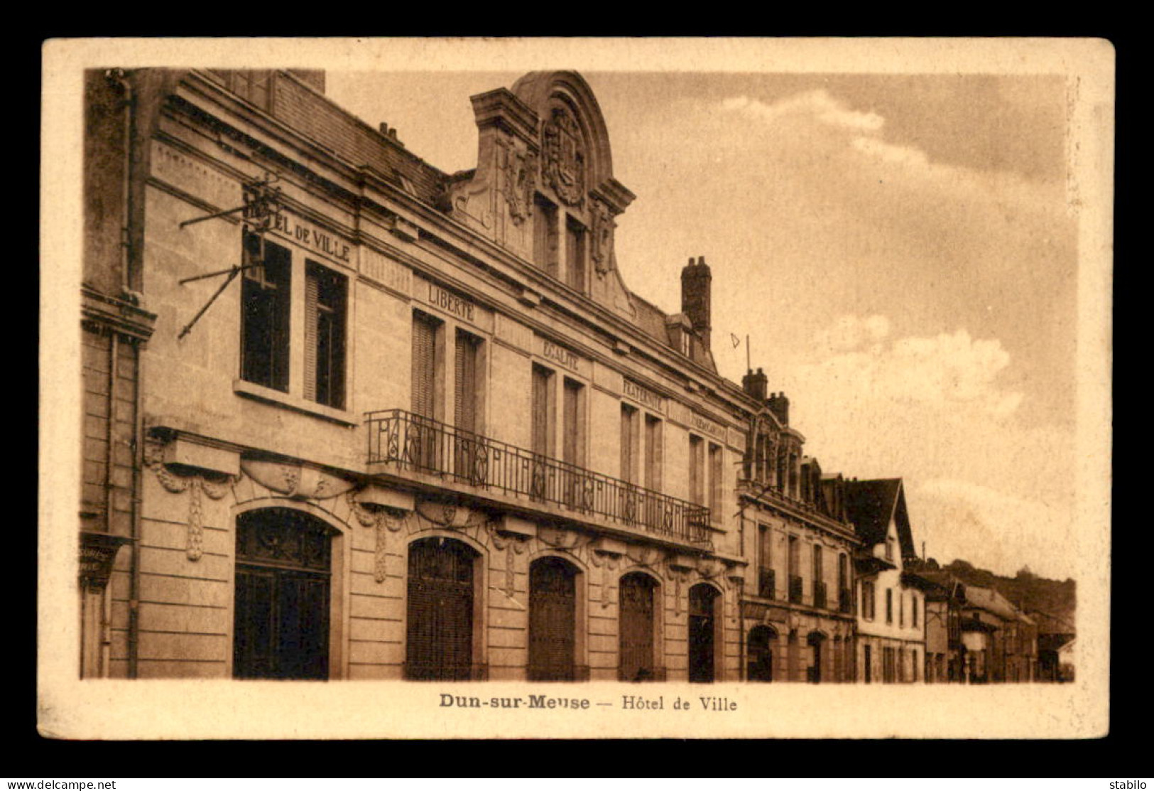 55 - DUN-SUR-MEUSE - HOTEL DE VILLE - EDITEUR FRANCOIS - Dun Sur Meuse