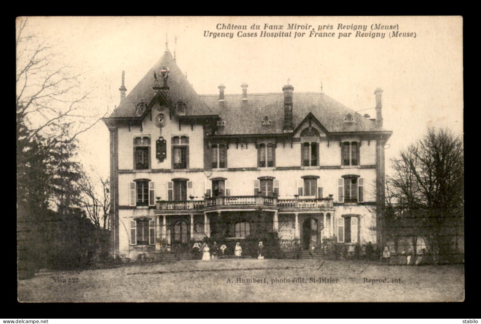 55 - REVIGNY-SUR-ORNAIN - CHATEAU DU FAUX-MIROIR - EDITEUR HUMBERT - Revigny Sur Ornain