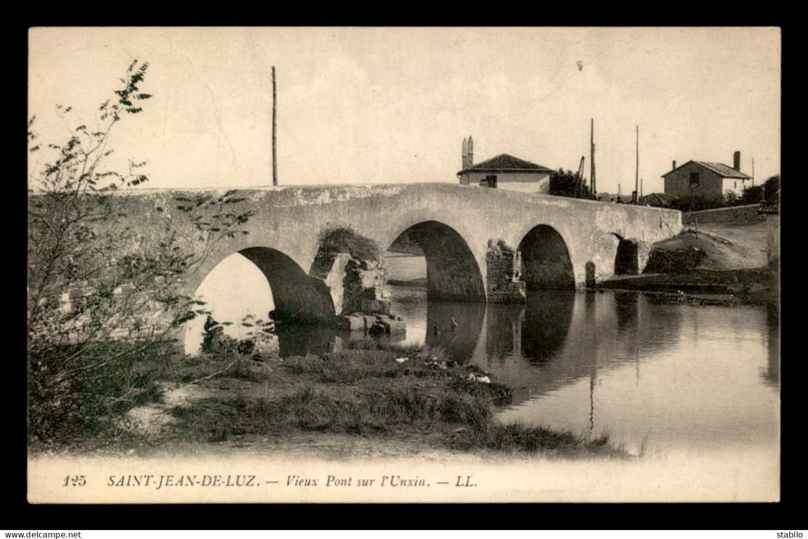 64 - ST-JEAN-DE-LUZ - VIEUX PONT SUR L'UNXIN - Saint Jean De Luz