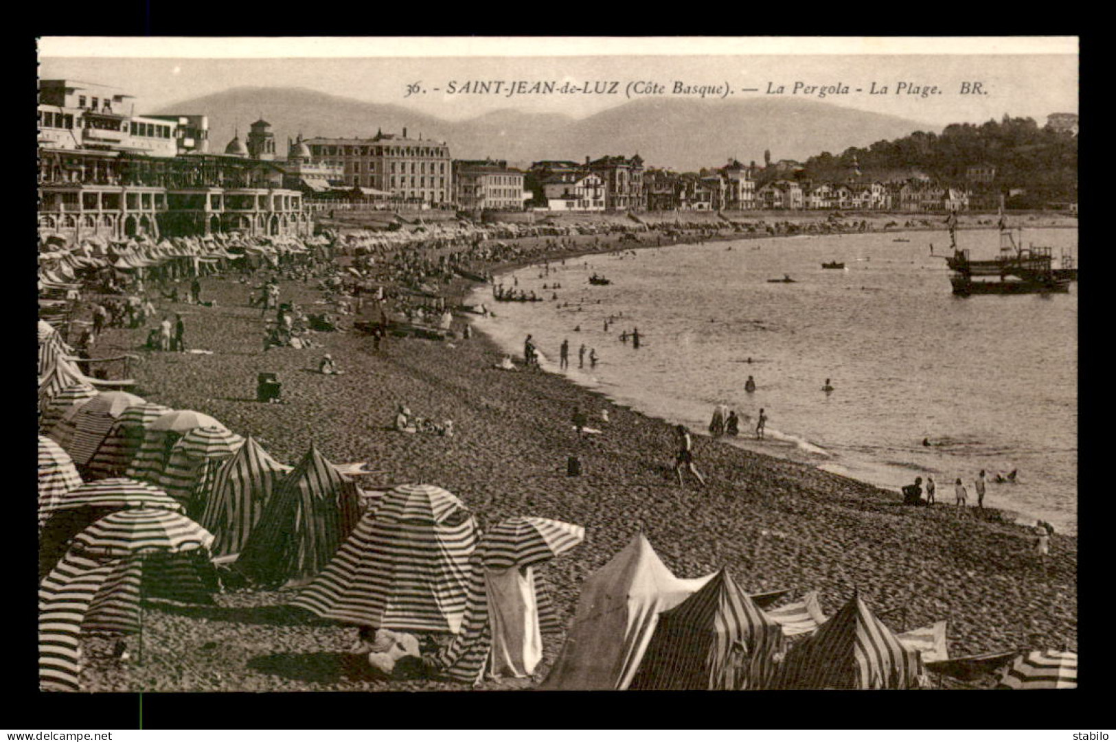 64 - ST-JEAN-DE-LUZ - LA PERGOLA - LA PLAGE - Saint Jean De Luz