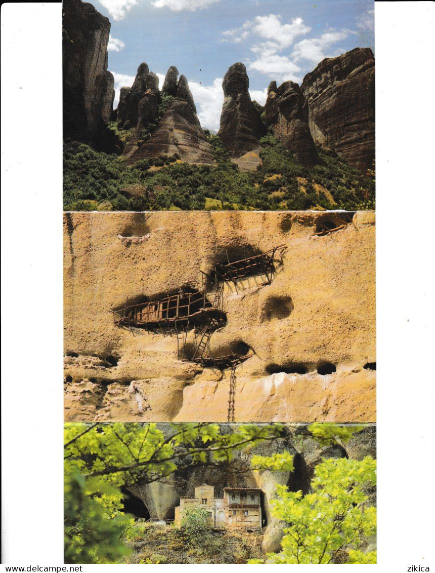 Greece - Meteora / Meteori - Strip Of 8 Photos - Greece