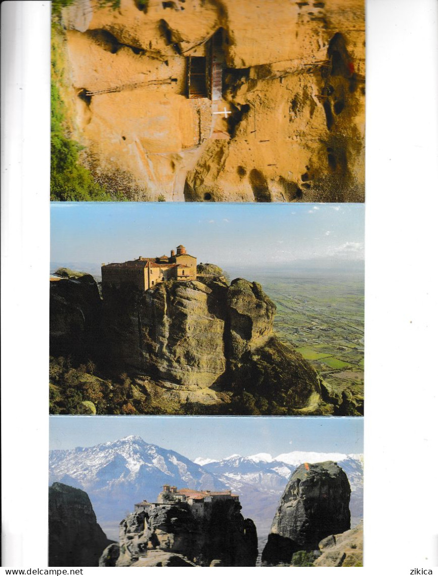 Greece - Meteora / Meteori - Strip Of 8 Photos - Greece