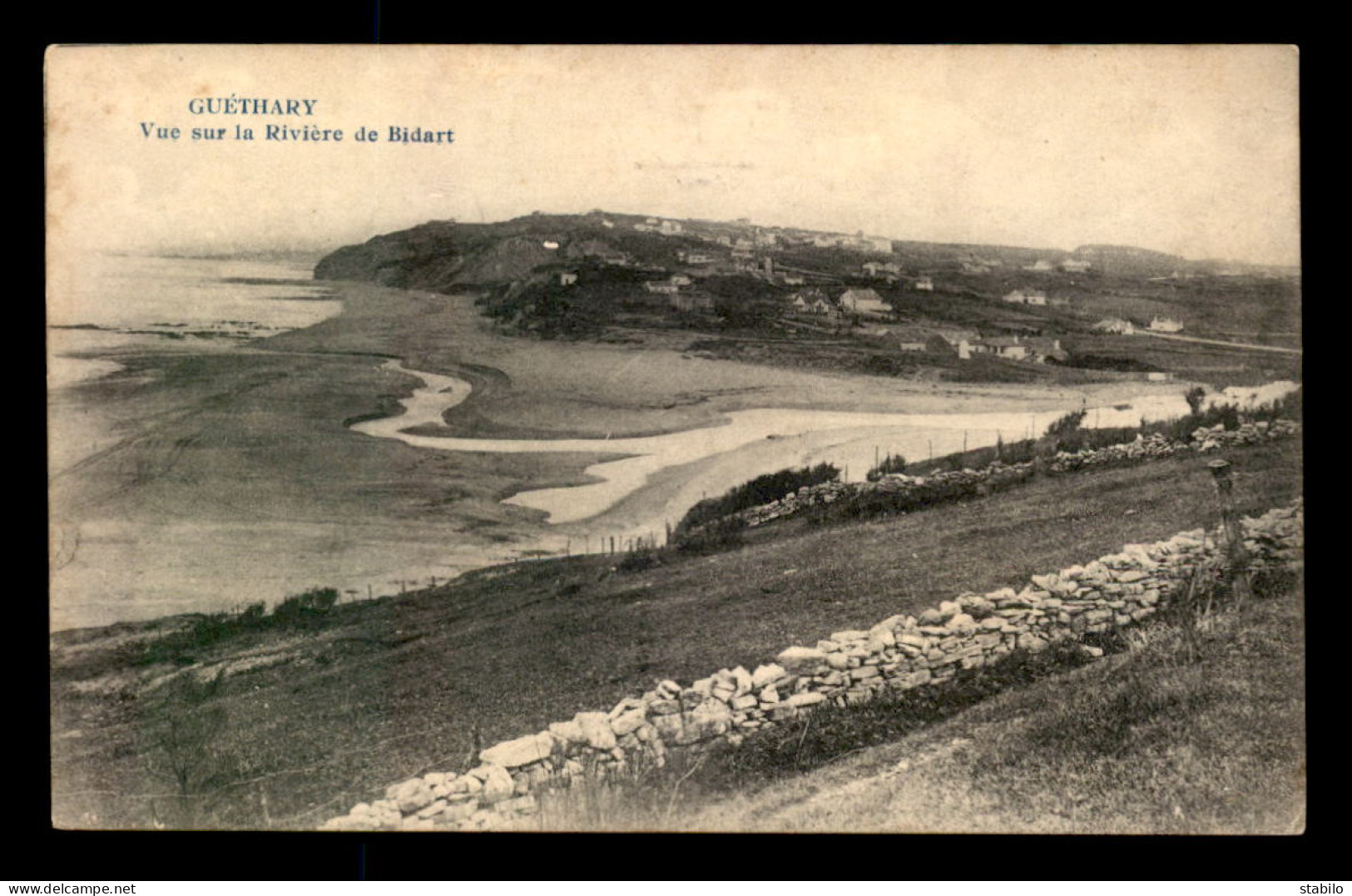 64 - GUETHARY - VUE SUR LA RIVIERE DE BIDART - Guethary