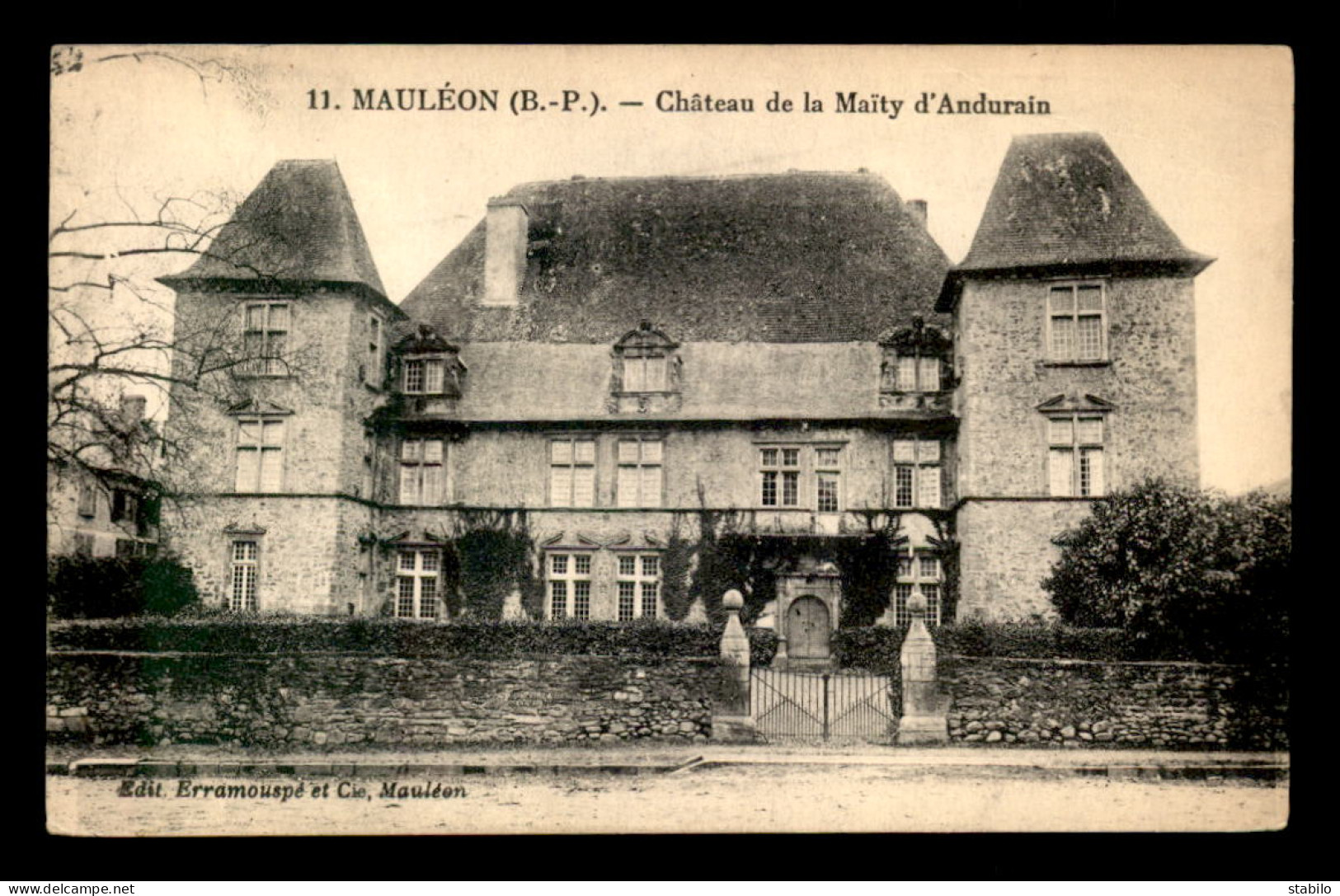 64 - MAULEON - CHATEAU DE LA MAITY D'ANDURAIN - Mauleon Licharre