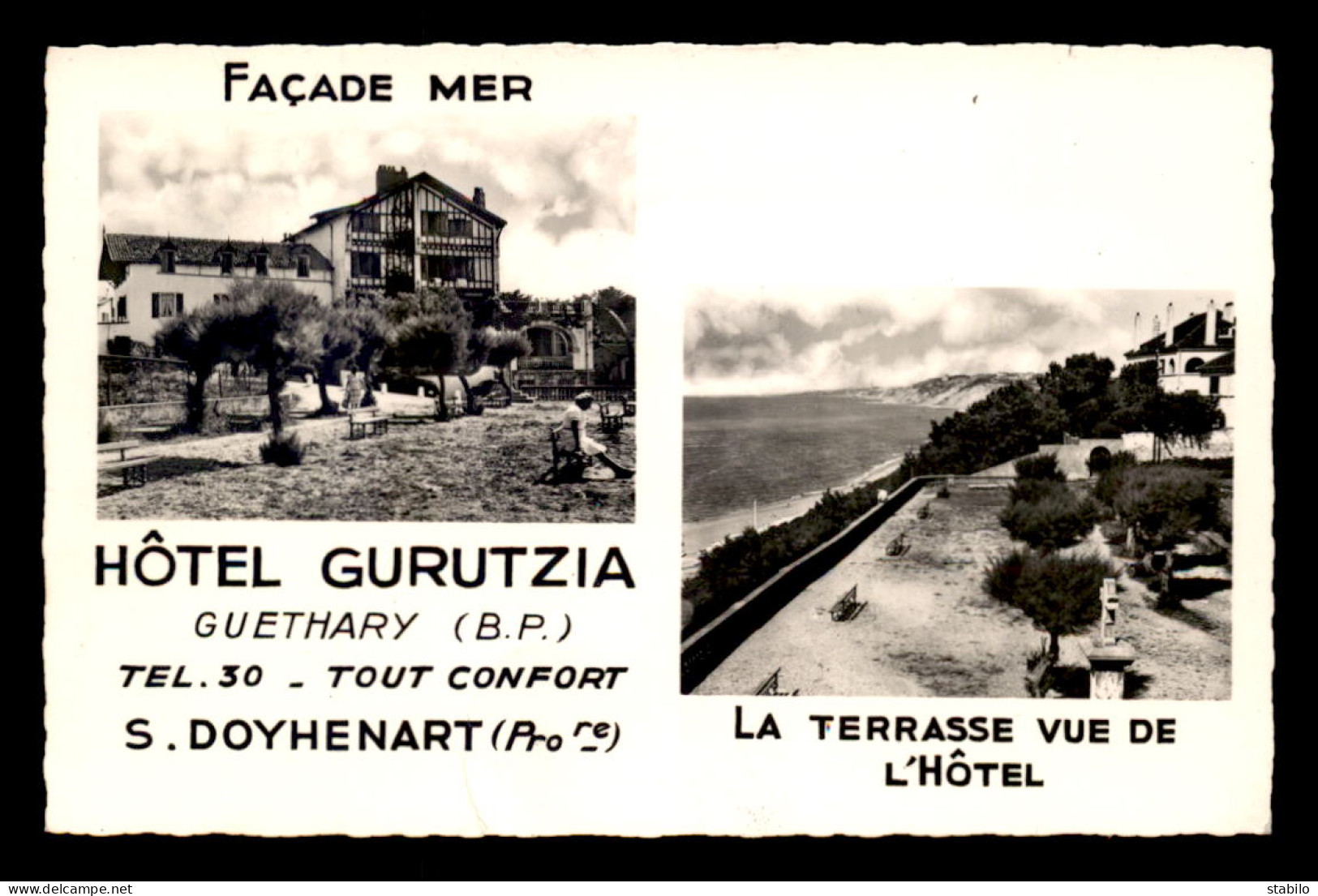 64 - GUETHARY - HOTEL GURUTZIA - 2 VUES - Guethary