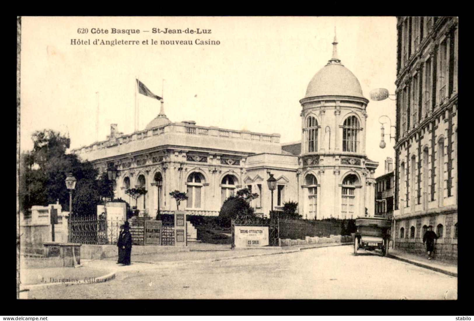 64 - ST-JEAN-DE-LUZ - HOTEL D'ANGLETERRE ET LE NOUVEAU CASINO - Saint Jean De Luz