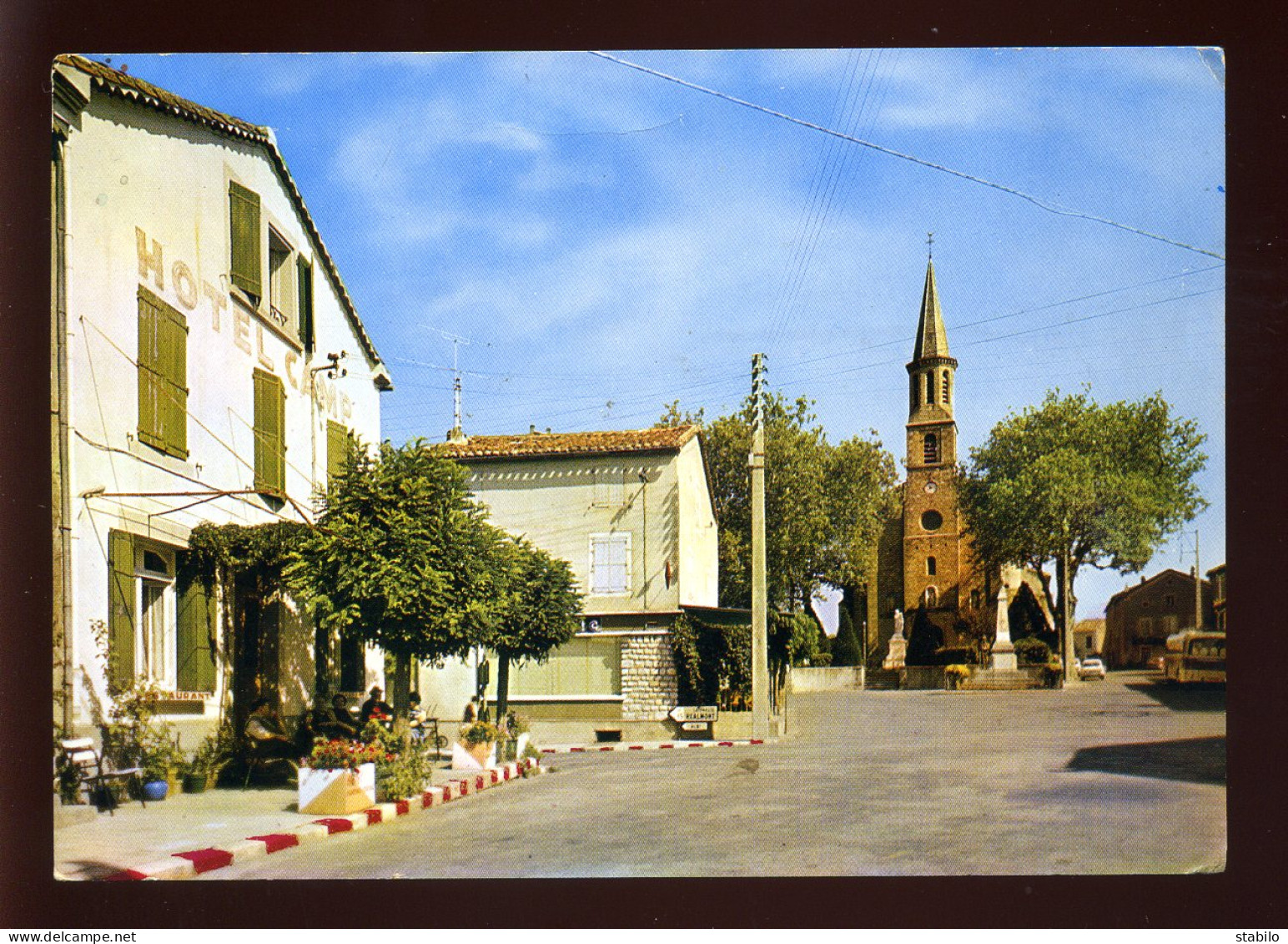 81 - MONTREDON LABESSONNIE - PLACE DE L'EGLISE - Montredon Labessonie