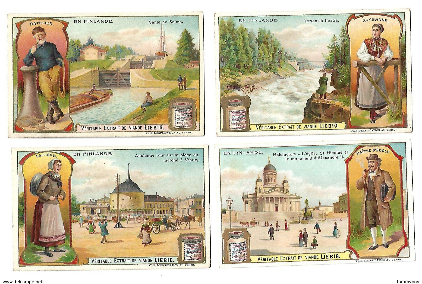 S 895, Liebig 6 Cards, En Finlande ( Ref B24) - Liebig