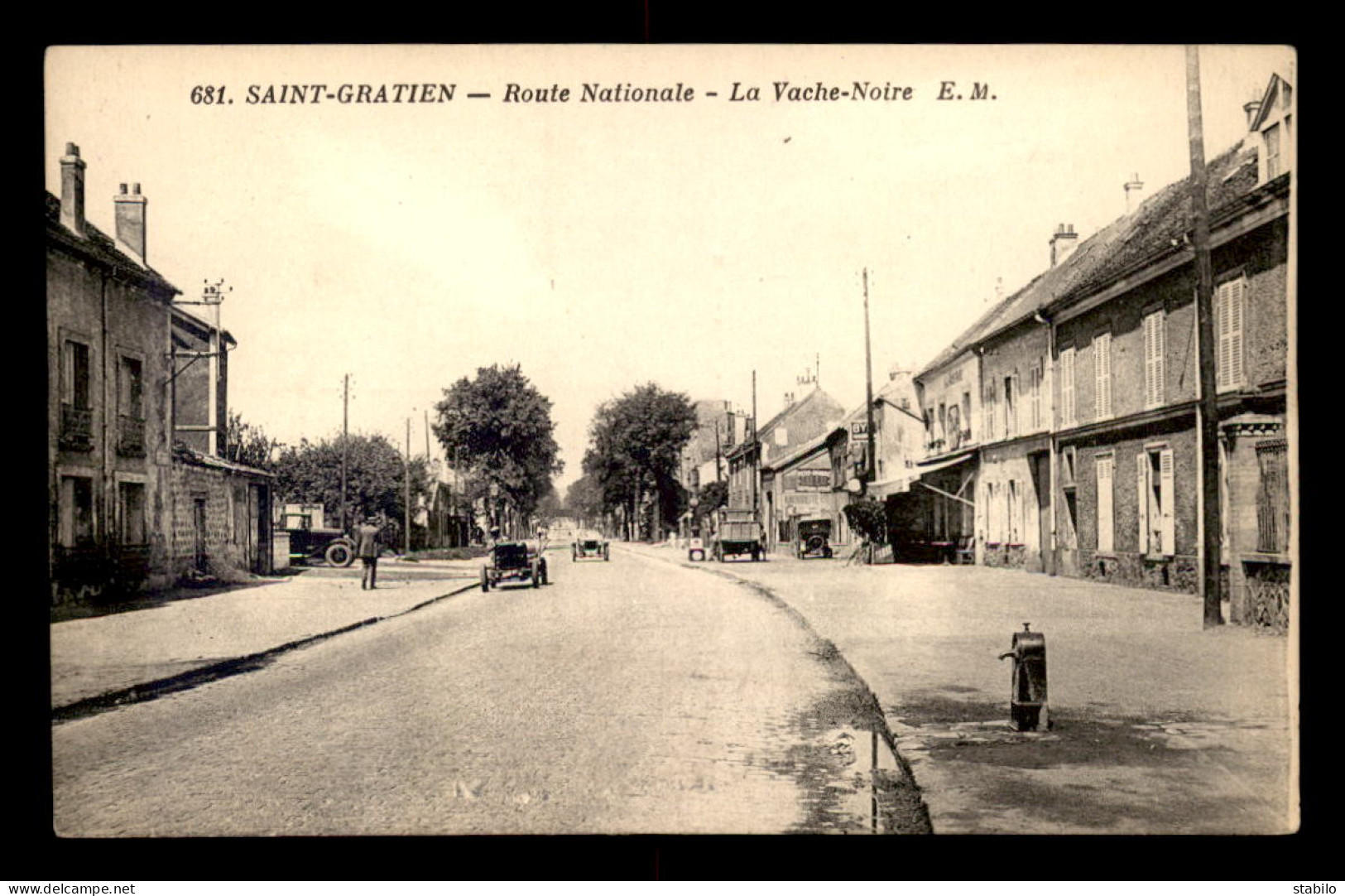 95 - SAINT-GRATIEN - ROUTE NATIONALE - LA VACHE-NOIRE - Saint Gratien