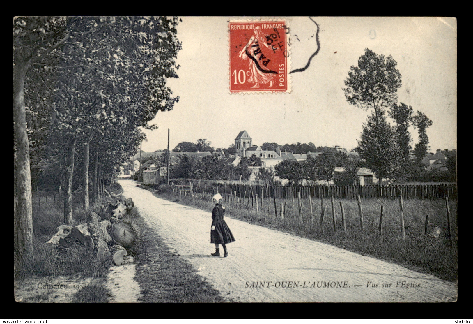 95 - ST-OUEN-L'AUMONE - VUE SUR L'EGLISE - Saint-Ouen-l'Aumône