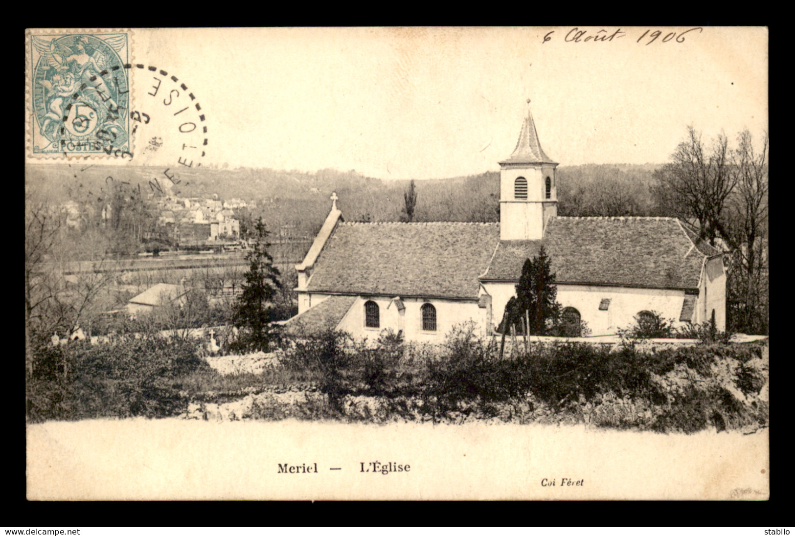 95 - MERIEL - L'EGLISE - Meriel