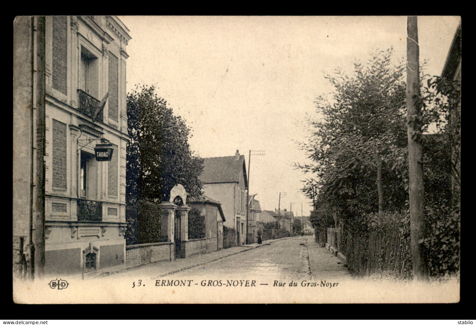 95 - ERMONT - GROS-NOYER - TABAC RUE DU GROS-NOYER - Ermont-Eaubonne