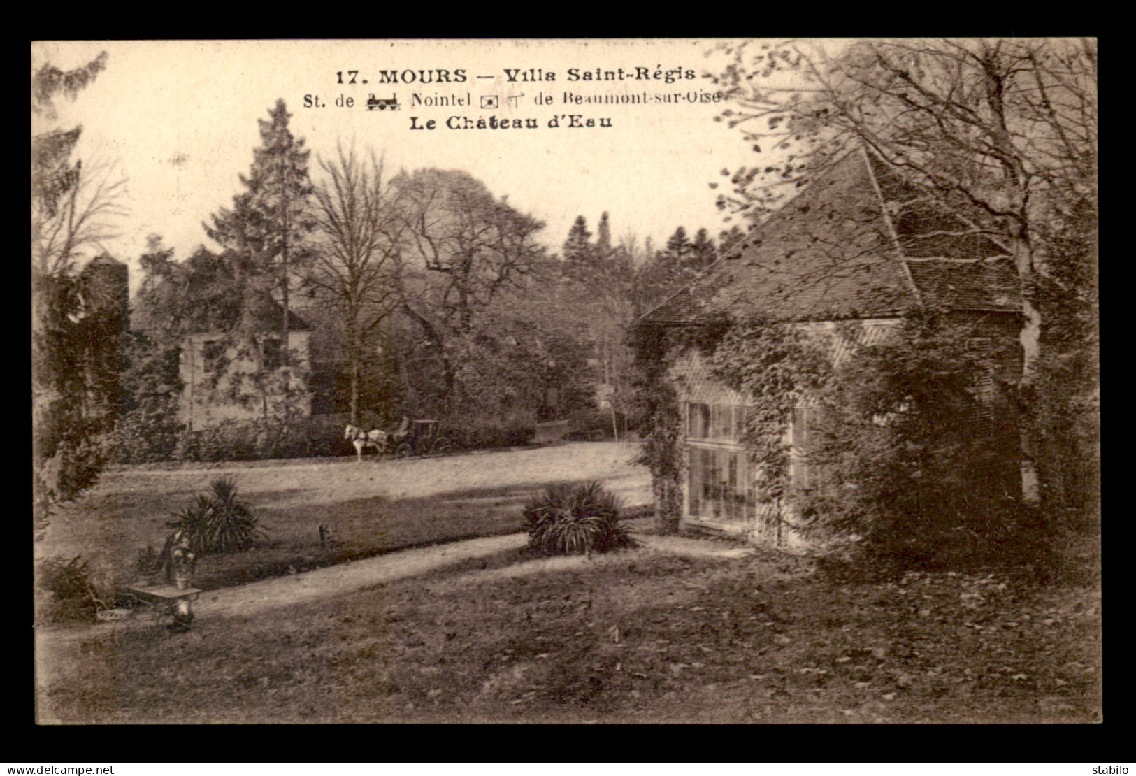 95 - MOURS - VILLA ST-REGIS - LE CHATEAU D'EAU - Mours