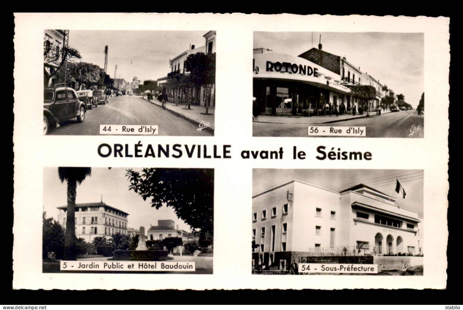 ALGERIE - ORLEANSVILLE -  AVANT LE SEISME DE SEPTEMBRE 1954 - MULTIVUES - Chlef (Orléansville)