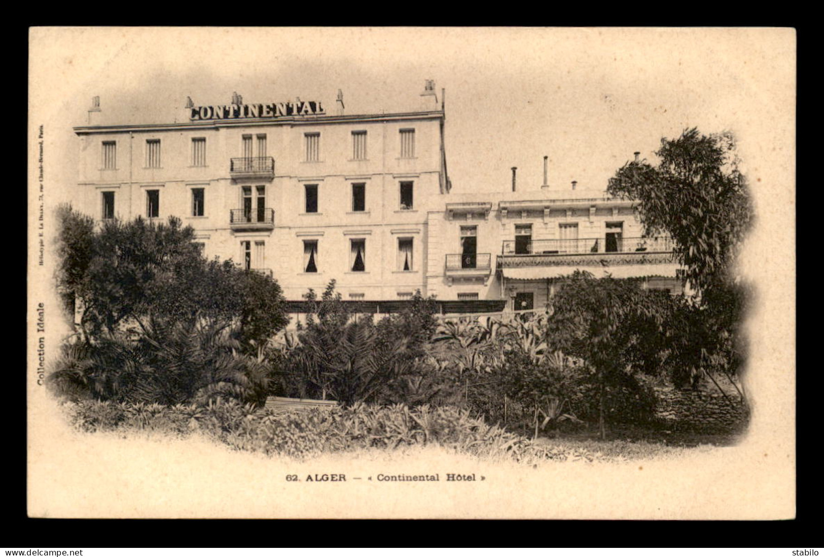 ALGERIE - ALGER - LE CONTINENTAL HOTEL - Alger