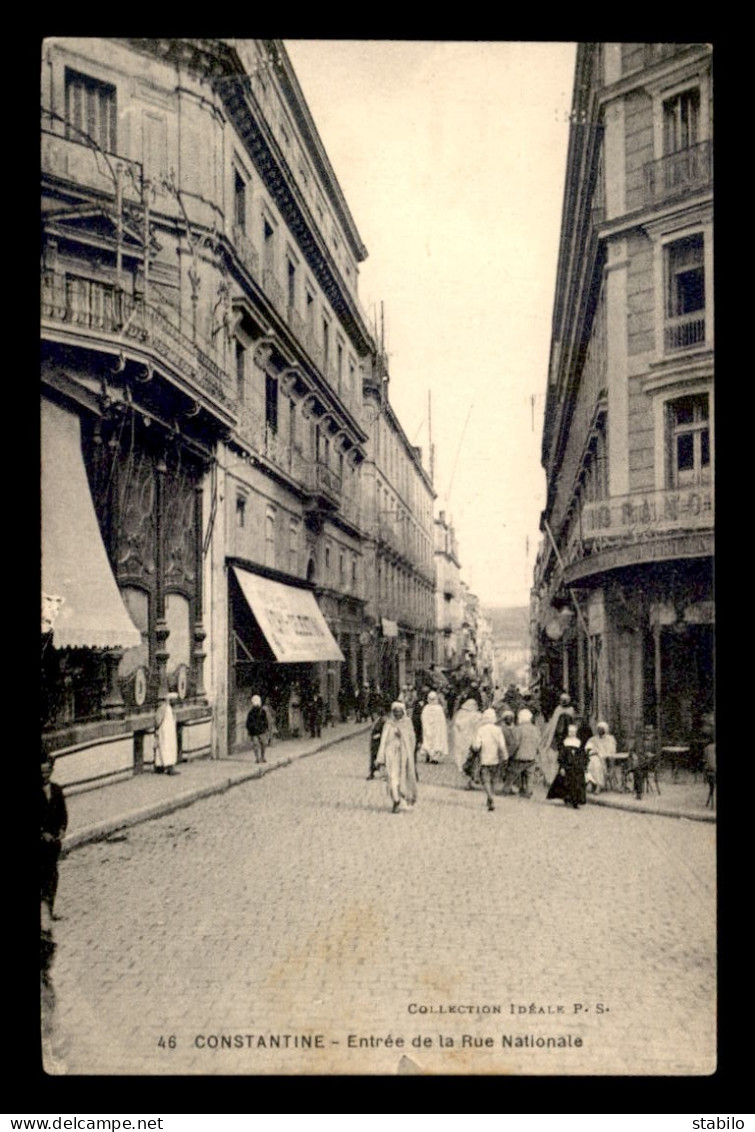 ALGERIE - CONSTANTINE - RUE NATIONALE - Constantine