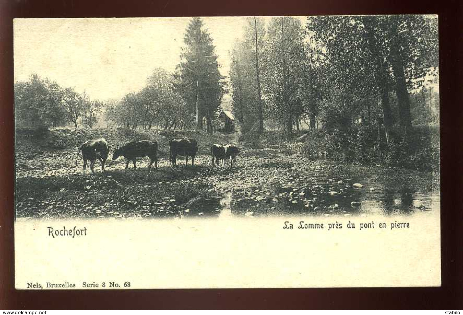 BELGIQUE - ROCHEFORT - LA LOMME PRES DU PONT DE PIERRE - EDITEUR NELS SERIE 8 N°68 - Rochefort