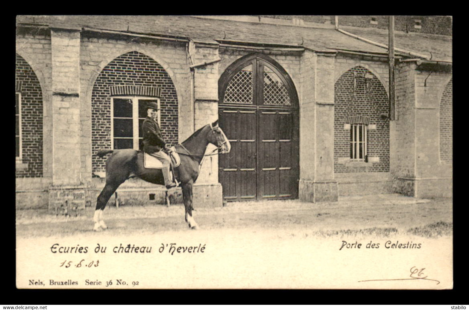 BELGIQUE - HEVERLE - ECURIES DU CHATEAU - PORTE DES CELESTINS - Andere & Zonder Classificatie