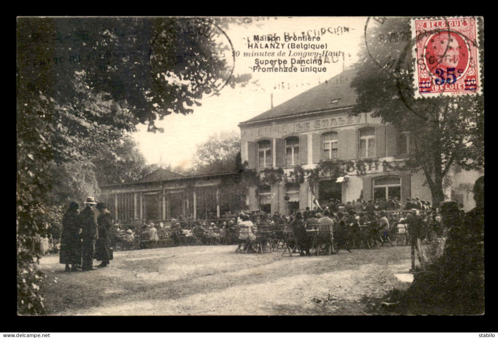 BELGIQUE -HALANZY - MAISON FRONTIERE DANCING "LE CHALET" - Autres & Non Classés