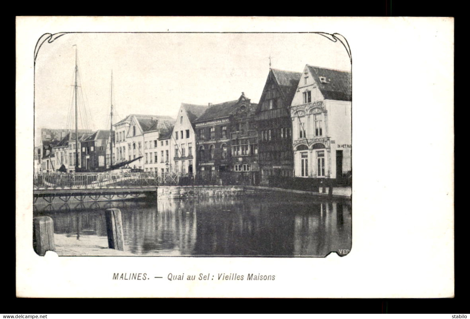 BELGIQUE - MALINES - QUAI AU SEL - VIEILLES MAISONS - Mechelen