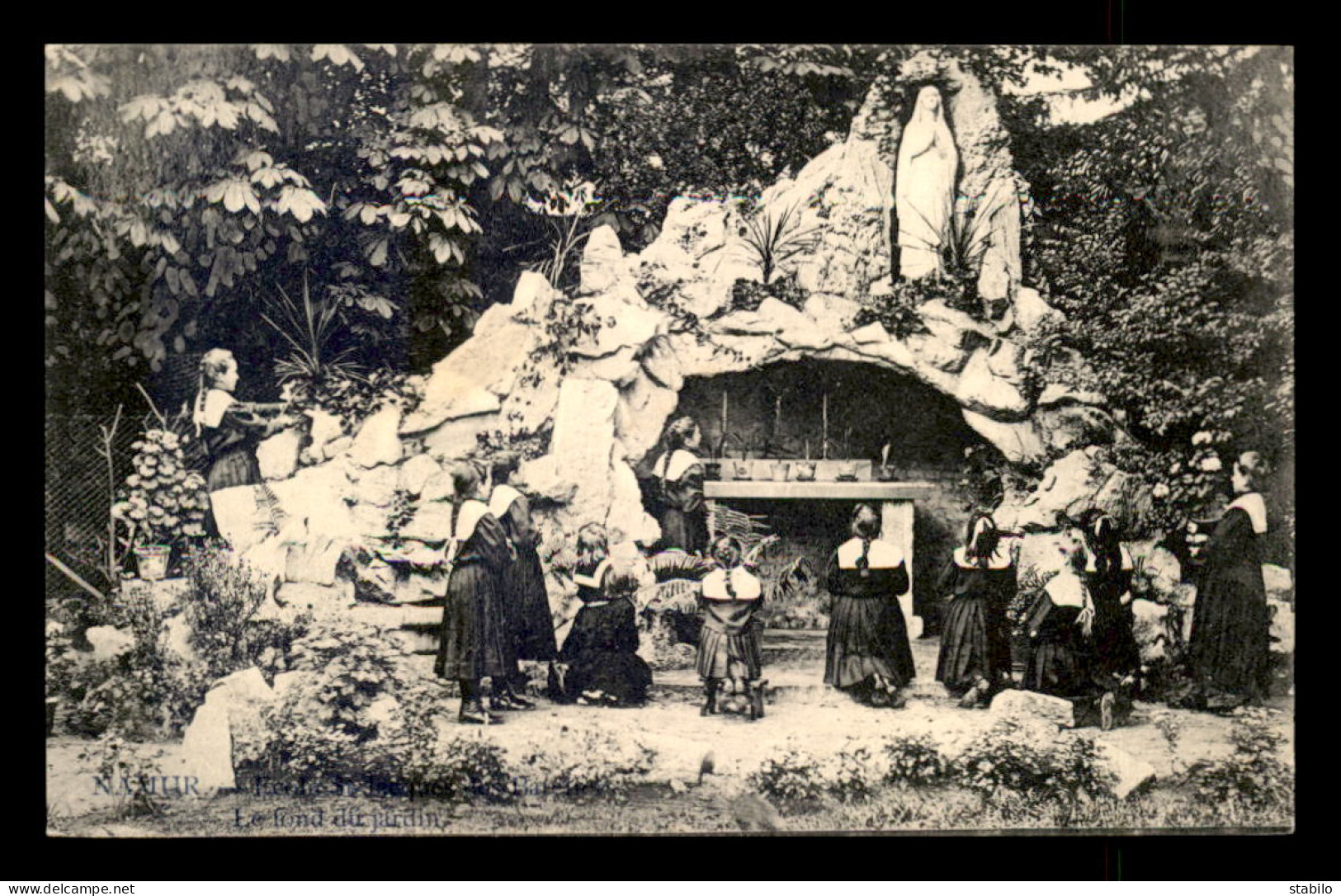 BELGIQUE - NAMUR - ECOLE ST-JACQUES - LA GROTTE DE LA VIERGE - Namur