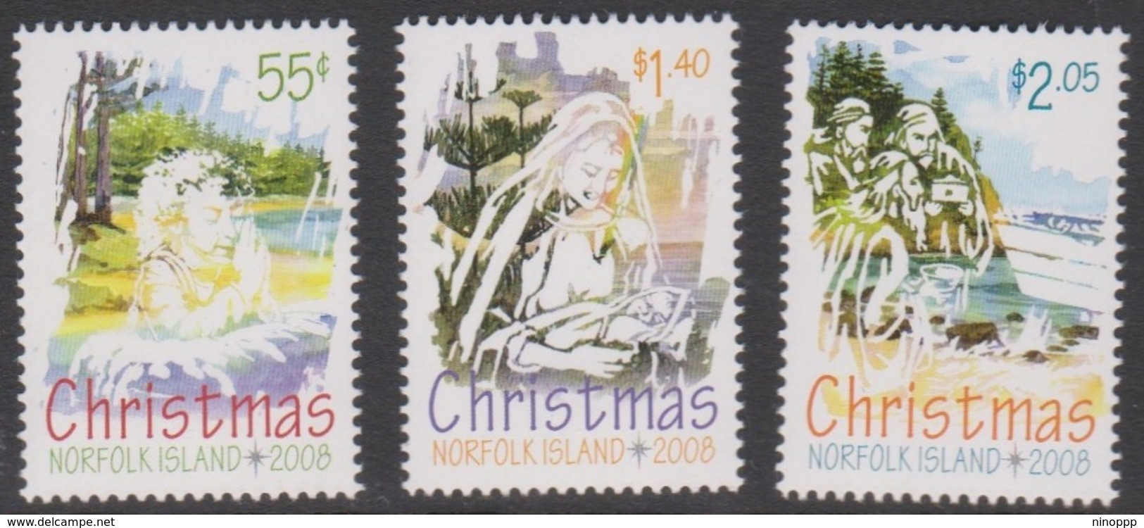 Norfolk Island ASC 1035-1037 2008 Christmas, Mint Never Hinged - Norfolk Island