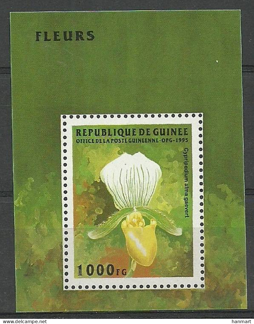 Guinea 1995 Mi Block 497 MNH  (ZS5 GURbl497) - Orchideeën